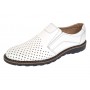 Pantofi barbati casual de vara cu perforatii - Corsa Piele Naturala Alb GKR506A